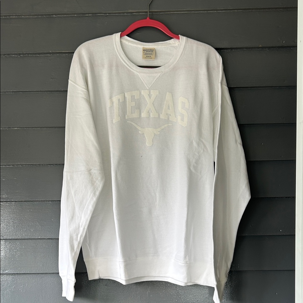 White Longhorn Sweatshirt